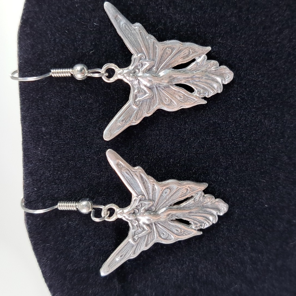 Fairy Sterling Silver Earrings - Picture 1 of 14